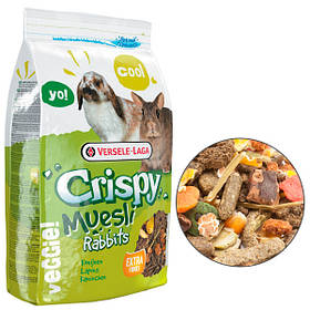 Корм Versele-Laga Crispy Muesli Rabbits Cuni корм для карликових кроликів, 20 кг