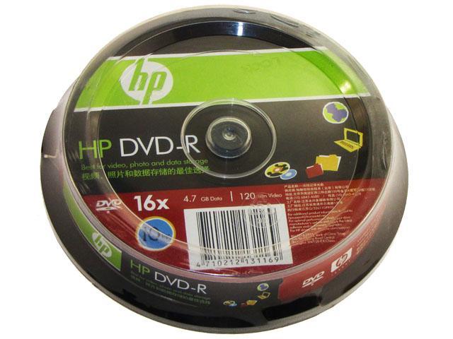 DVD-R HP 16х 4.7Gb штир(10)