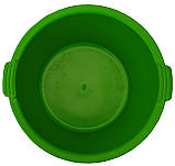 Таз пластиковий 24 літри кольоровий Ø 45 см h=24.5 см (Юніпласт), фото 3