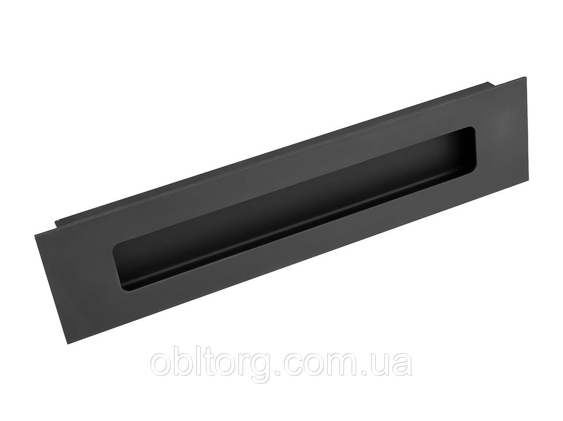 Ручка меблева врізна Virno Style 412/224 чорний, фото 1