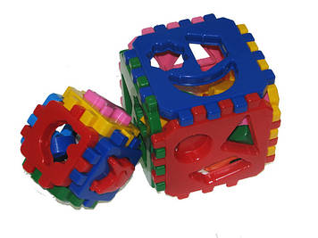 Куб-сортер "Розумний малюк" 1+1."Технокомп" №1899(15)