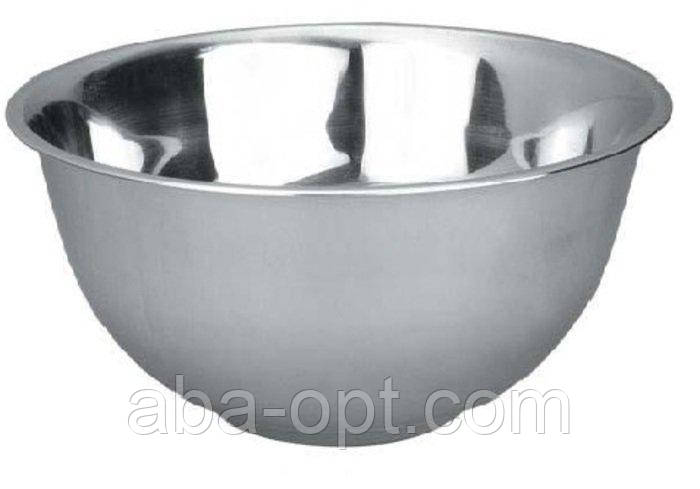 Миска Стандарт з нержавіючої сталі V 0,5 л Ø 14 см ( шт ), фото 1