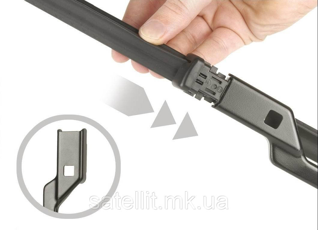 Щітка склооч. BOSCH (к/т) (530/530) A051S, 3397009051, фото 1