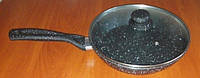Сковорода глибока гранітна з скляною кришкою Ø 260 мм (шт)