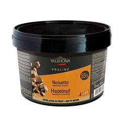 Фундучне праліне (з лісового горіха) 55%, Valrhona, 5 кг
