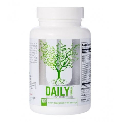 Вітаміни та мінерали Universal Nutrition Naturals Daily Formula, 100 таблеток CN822 SP