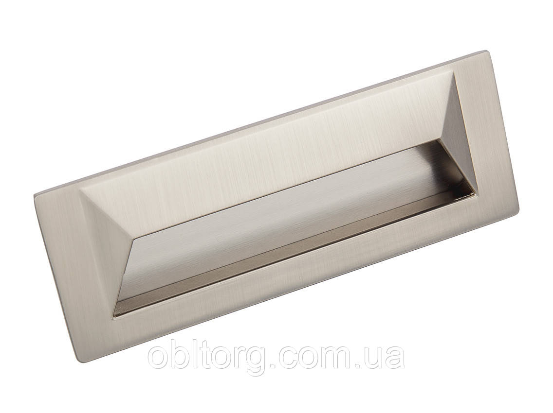 Ручка меблева врізна GIFF 9/105 сатин нікель 96, фото 1