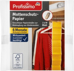 Средство от моли Profissimo  Mottenschutz-Papier 2шт.