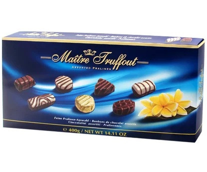Конфеты Шоколадные Maitre Truffout Assorted Pralines с пралине 400 г Австрия - фото 3 - id-p1068494327