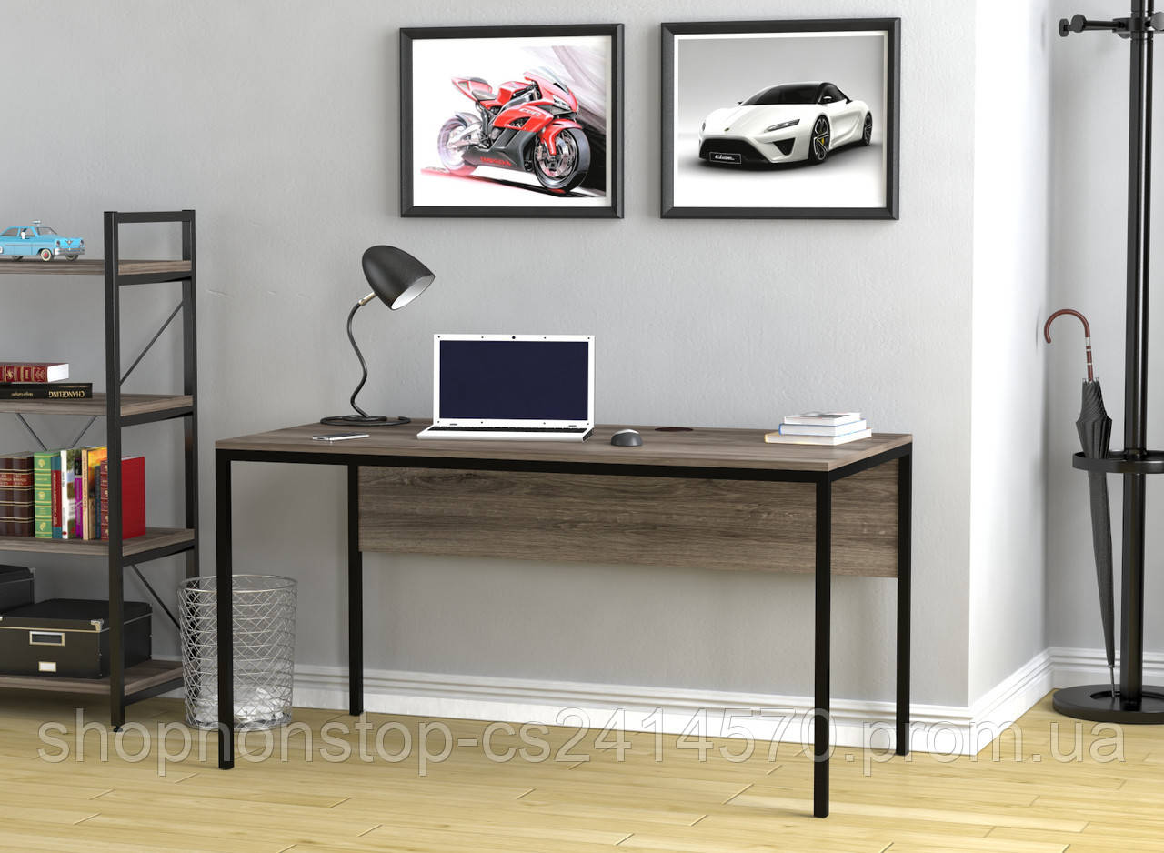 Стіл письмовий лофт L-3p Loft design Дуб Палена