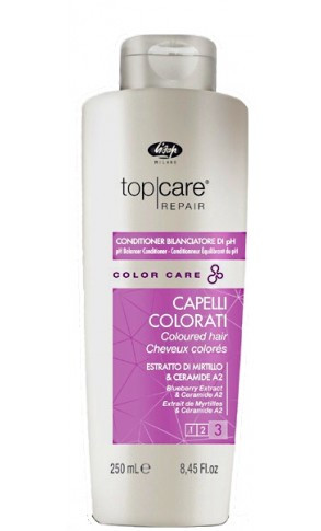 Кондиціонер для фарбованого волосся Lisap Professional Top Care Repair Color Care pH Balancer Conditioner