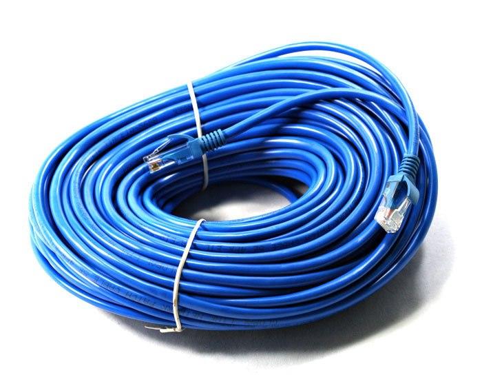 Кабель мережевий, RJ45 50м, синій (вита пара)