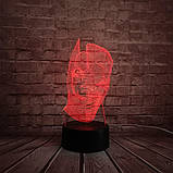 3D світильник з пультом і акумулятором 3D Lamp Бетмен і Джокер (LP-17733), фото 9
