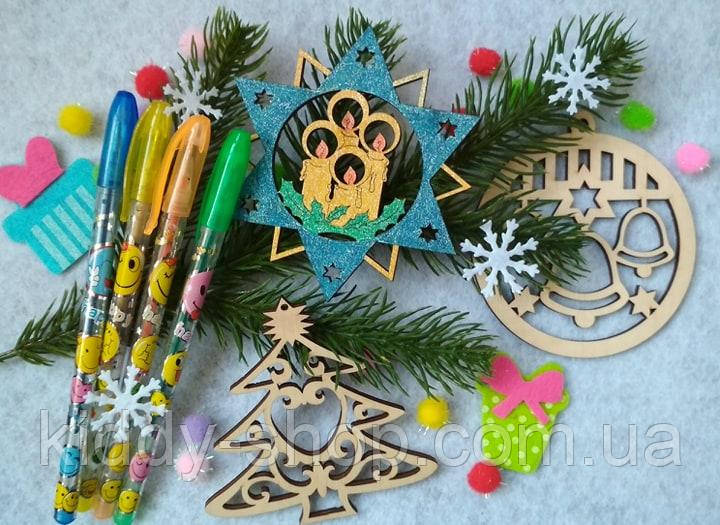 Набір для творчості "Ялинкові іграшки" (гелеві ручки), фото 1