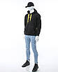 Худі осінь-зима чорне з жовтим OFF-WHITE No5 Т-2 BLK XL (Р) 20-575-203, фото 4