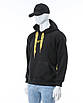 Худі осінь-зима чорне з жовтим OFF-WHITE No5 Т-2 BLK XL (Р) 20-575-203, фото 5
