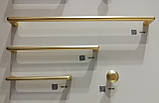 Ручка меблева релінг GIFF 4/101/128 матовое золото, фото 8