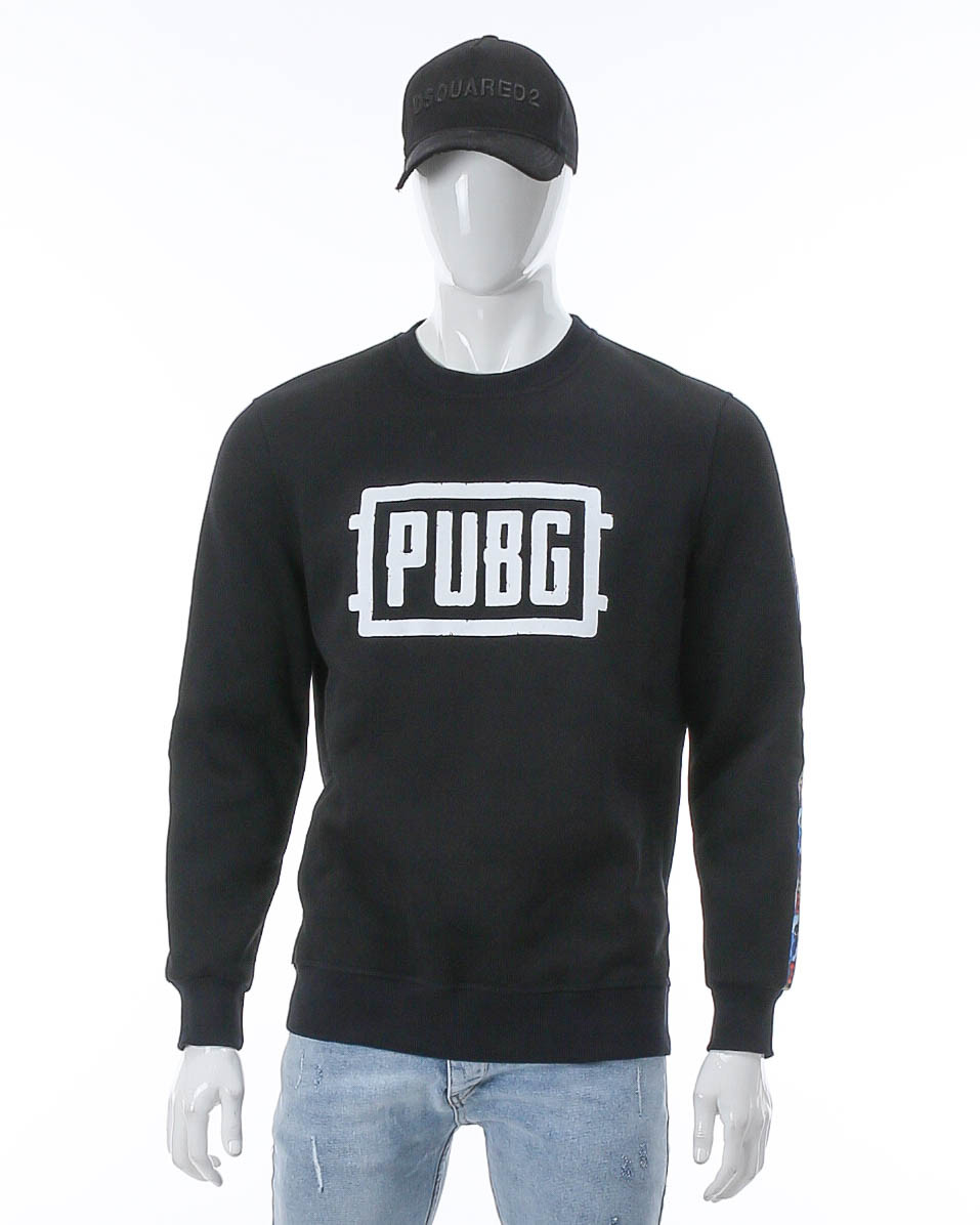 Світшот осінь-зима т синій HOPE з принтом "PUBG", стрічка DBLU XXL (Р) 20-530-003-002