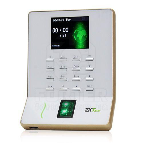 Wi-Fi біометричний термінал обліку робочого часу за відбитком пальця ZKTeco WL20 White