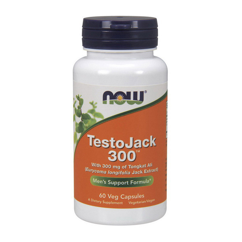 Комплекс для повышения тестостерона NOW Testo Jack 300 60 veg caps
