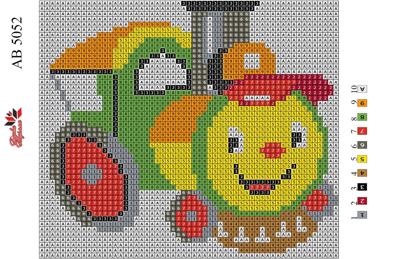 Алмазна вишивка АВ 5052 (повна зашивання)