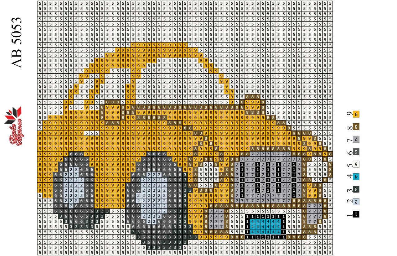 Алмазна вишивка АВ 5053 (повна зашивання)