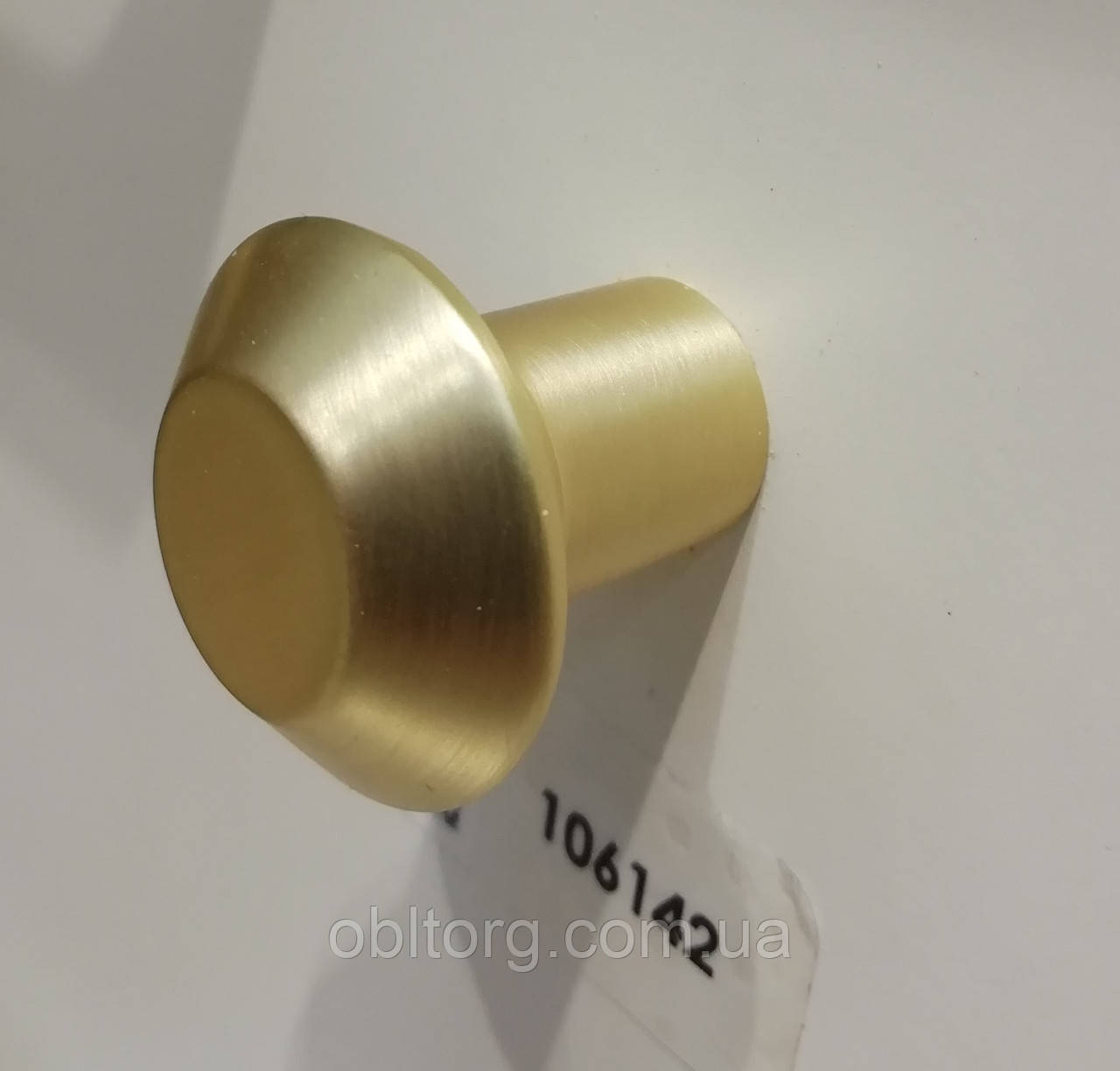 Ручка меблева кнопка GIFF 3/301 матовое золото, фото 1