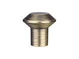 Ручка меблева кнопка GIFF 3/301 браш антична бронза, фото 6