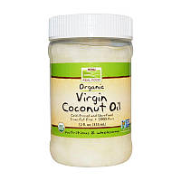 Кокосовое масло NOW Coconut Oil Virgin organic 355 ml natural