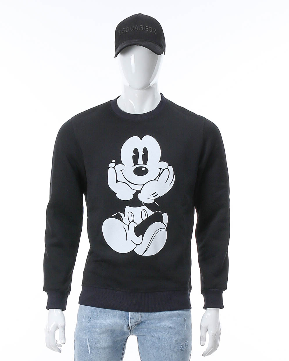 Світшот осінь-зима т синій HOPE з принтом MICKEY No2 DBLU S (Р) 15-324-003