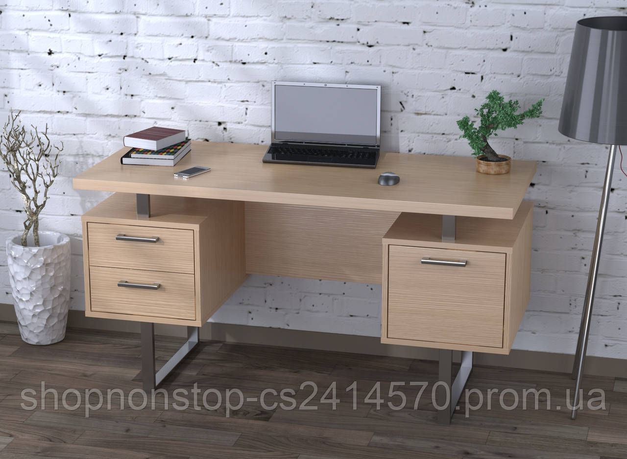 Стіл письмовий лофт L-81 New Ню Loft design Дуб Борас - фото 1 - id-p425682986