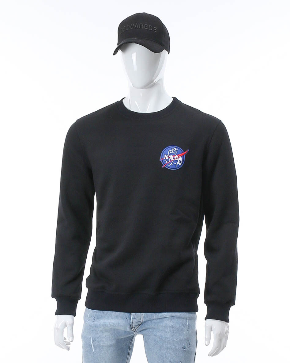 Світшот осінь-зима т синій NASA з патчем DBLU XXL(Р) 20-540-003