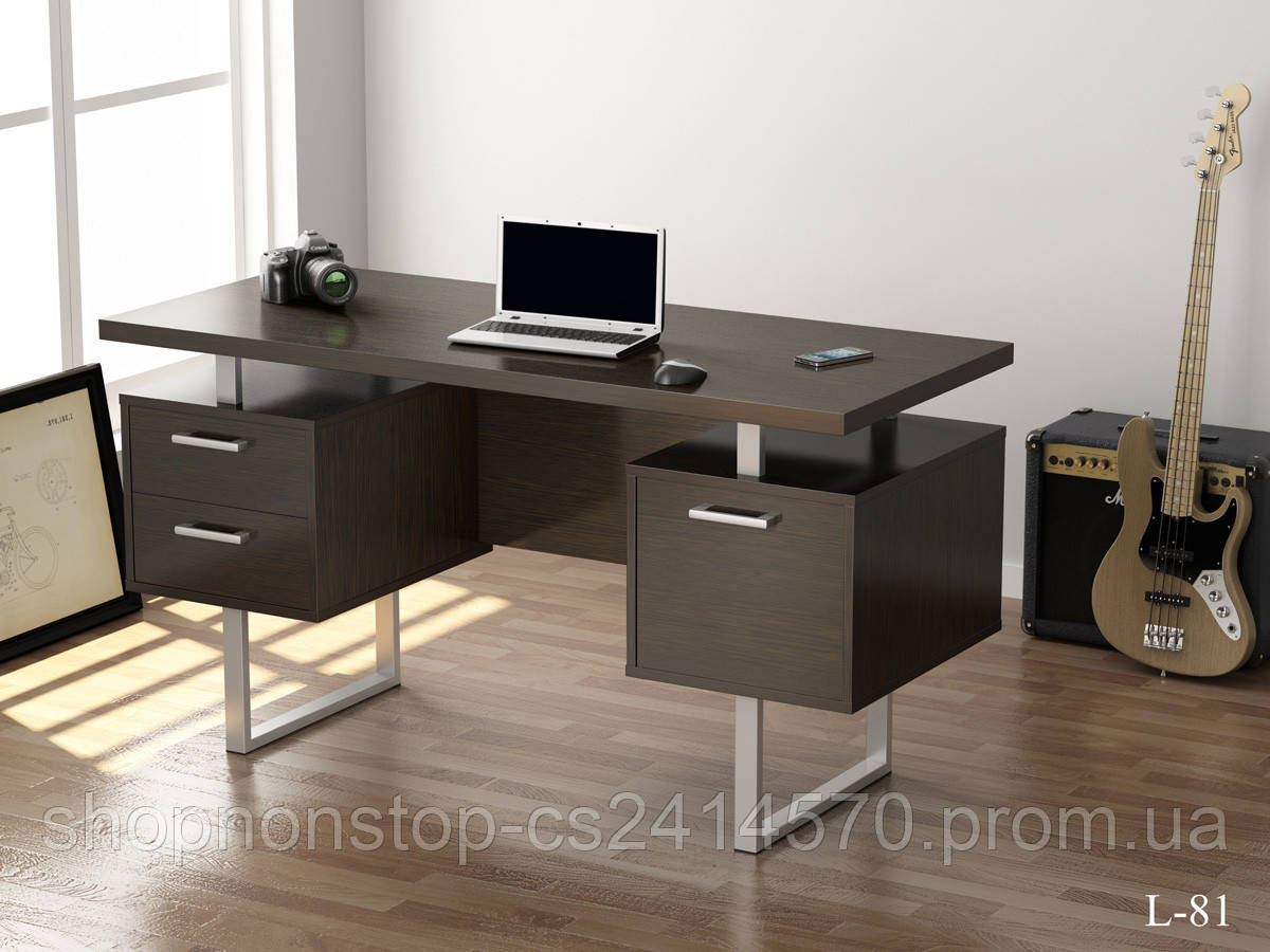 Стіл письмовий лофт L-81 New Ню Loft design Венге Луізіана
