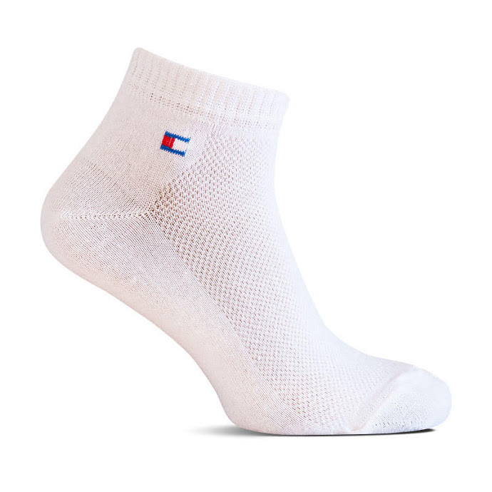 Шкарпетки чоловічі спортивні Лео Томмі сітка Біла