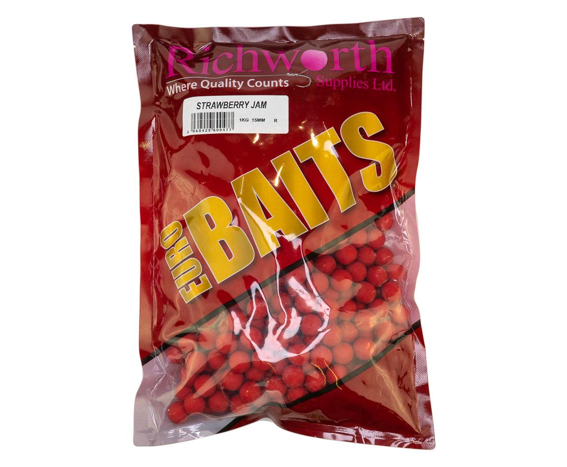 Бойли потопаючі Richworth Euroboilies Strawberry Jam 1кг