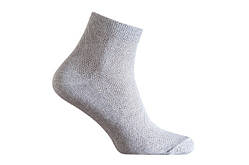 Шкарпетки чоловічі бавовняні Лео Класик Сітка Сіра