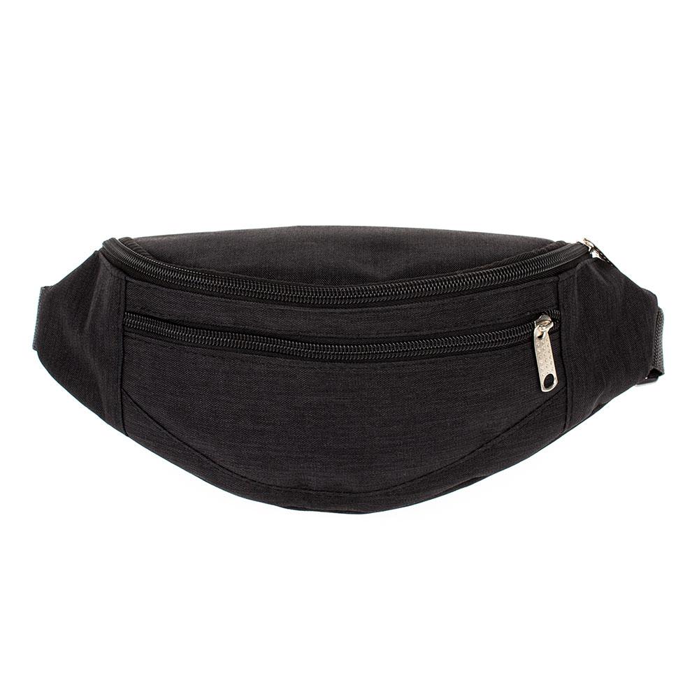 Сумка на пояс (бананка) Lerom P1/5 чорна