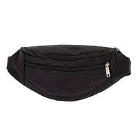 Сумка на пояс (бананка) Lerom P1/5 чорна