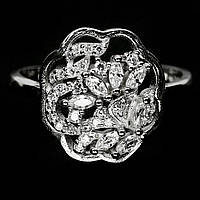 Серебряное кольцо с цирконом, 1410КЦ