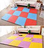 Дитячий ігровий килимок-пазл (мат татамі, ластівчин хвіст) 50см х 50см товщина 10мм OSPORT Lite (FI-0092), фото 8