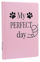 Ежедневник с котом Хвост и Усы Diary My perfect day недатированный русский язык Розовый