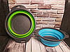Друшляк - сито силіконовий складаний Collapsible filter baskets ( набір дві штуки), фото 3