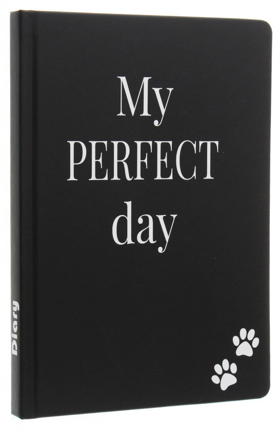 Планер щоденник із котом Хвіст і Вуса Diary My perfect day недатована російська мова Чорний, фото 1