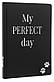 Набір Пенал Пушин і Щоденник Хвост і Вуса Diary My perfect day недатована російська мова Чорний, фото 3