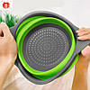 Друшляк - сито силіконовий складаний Collapsible filter baskets ( набір дві штуки), фото 4