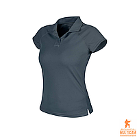 Футболка поло жіноча Helikon-Tex® women's UTL® Polo Shirt TopCool Lite - Shadow Grey