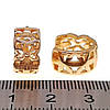 Сережки Xuping з медичного золота, позолота 18К, 24307 (1), фото 3