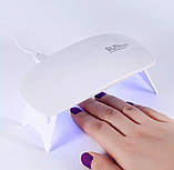 Міні-лампа для манікюру і сушіння нігтів (гель-лаку) Beauty Nail Lamp Sun mini UV LED 6W, фото 6