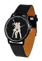 Часы наручные кварцевые танцы, сальса, бачата, кизомба, возможно изготовление часов по индивидуальному заказу