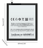 Акумулятор Meizu BT710/M5C, 3000 mAh AAAA  Original PRC, фото 6